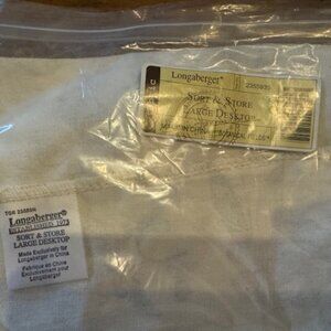 Longaberger Sort and Store Desktop Basket Liner